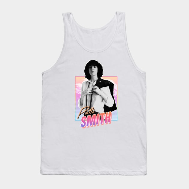 Patti Smith - Retro Tank Top by PiedPiper